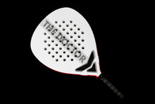 Load image into Gallery viewer, The Red Doctor: 12k Carbon Fiber Face Padel Racket