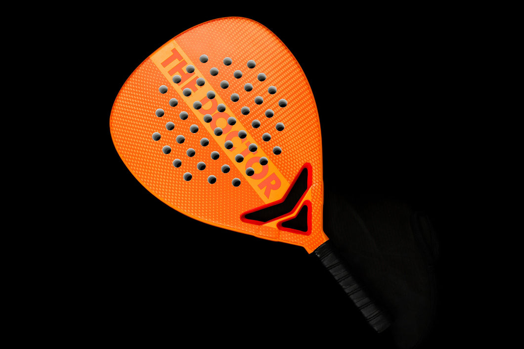 The Doctor Sunset: 12K Carbon Fiber Face Padel Racket